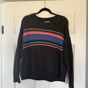 American Eagle Outfitters Dark Charcoal Knit Sweater